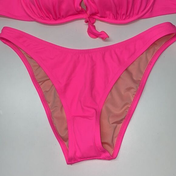 🔥VICTORIA SECRET SWIMSUIT SET TOP 38D push-up bottom /XLargeNew #1 - Picture 3 of 7